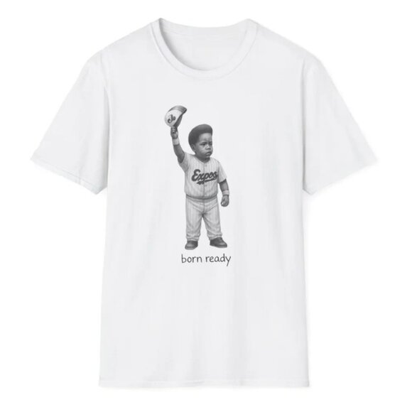Born Ready Vladimir Guerrero Jr. Gildan Tee Baby Vladdy Baseball Shirt - Picture 1 of 2